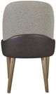 Bernards Calia Beige/Coffee Barrel Back Dining Chair-3