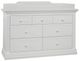 EA Baby Providence Vintage White Youth Double Dresser with Topper-0