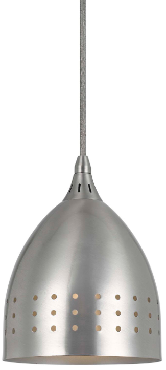 Cal® Lighting & Accessories Uni Pack Brushed Steel Pendant-0