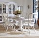 Liberty Furniture Magnolia Manor 7-Piece Antique White/Weathered Bark Double Pedestal Dining Set-1