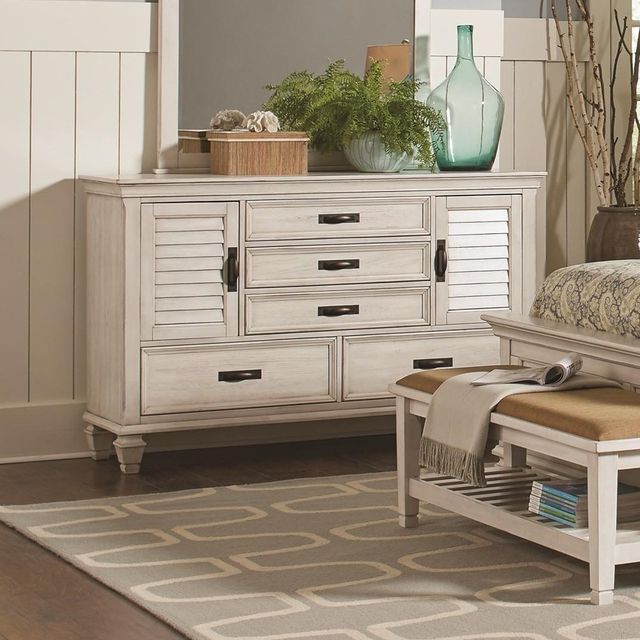 Coaster® Franco Antique White Bench-2