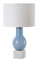 Uttermost® Clear Sky Blue Glass Table Lamp-3