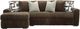 Signature Design by Ashley® Midnight-Madness 2-Piece Chocolate Left-Arm Facing Sectional and Chaise-1
