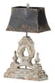 A & B Home Antique Black Table Lamp-2
