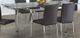 Titus Furniture T3402-T Glass Top Rectangular Dining Table with Silver Legs-0