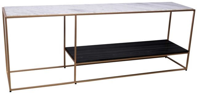 Moe's Home Collection Mies Black/Gold/White Media Console-0