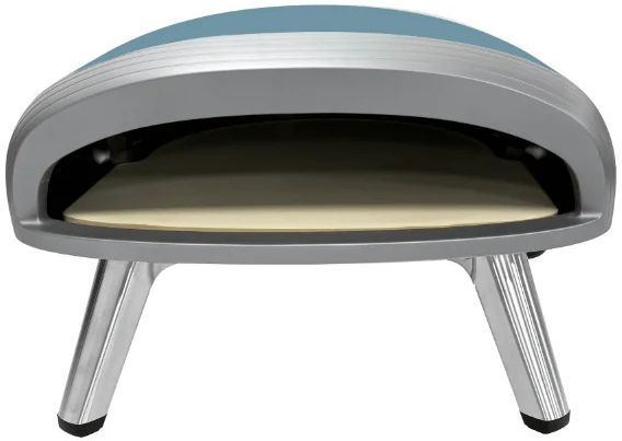 Unique® Appliances Classic Retro 16'' Ocean Mist Turquoise Liquid Propane Pizza Oven-1