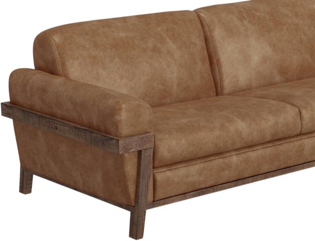 International Furniture Direct Loft Brown Cognac Loveseat-4