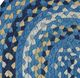 Capel Rugs Garrison Provincial Blue 5' x 8' Oval Rug-1
