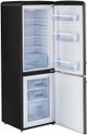 Unique® Appliances Classic Retro 7 Cu. Ft. Midnight Black Counter Depth Bottom Freezer Refrigerator-1