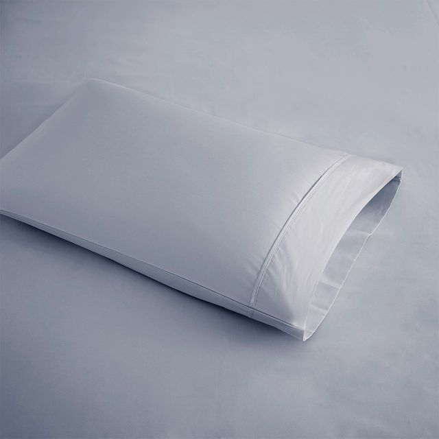 Olliix by Beautyrest Blue Full 600 Thread Count Cooling Cotton Rich Sheet Set-1