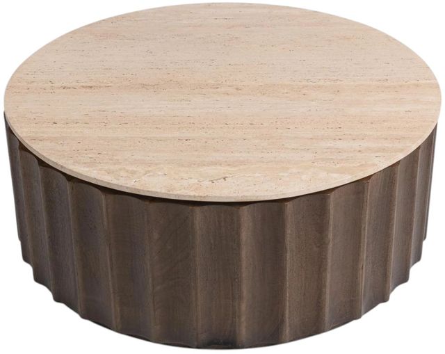 Classic Home Baylee Cocoa Brown Coffee Table-4