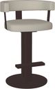 Amisco Customizable Garrison Upholstered Seat and Backrest Swivel Counter Stool with Memory Return-0