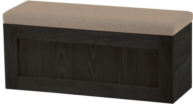 Crate Designs™ Furniture Espresso Storage Bench-0