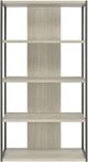Coaster® Loomis Whitewashed Grey Bookcase-1