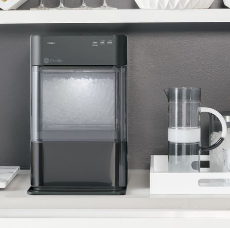 GE Profile™ Opal™ 11" 38 lb. Black Stainless 2.0 Nugget Ice Maker-2