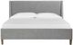 Magnussen Home® Lindon Suave Blanco White Upholstered King Island Bed-1
