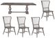 Liberty Furniture River Place 5-Piece Riverstone Gray/Tobacco Dining Set-0