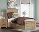 Signature Design by Ashley® Fenderport Tan Twin Panel Storage Bed-1