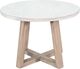 Sunny Designs™ Rowan Light Gray End Table with Wheat Base-4