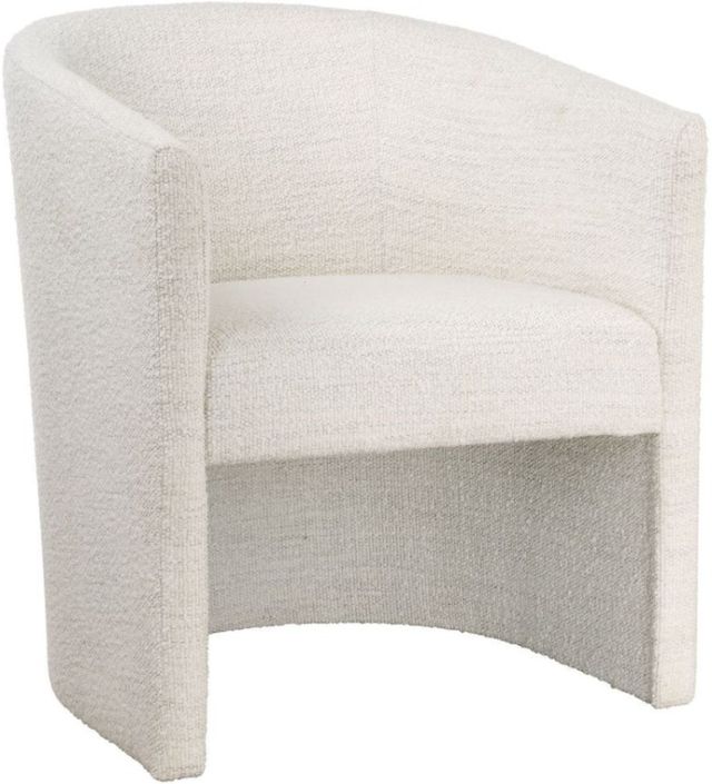 Uttermost® Encompass White Dining Arm Chair-0