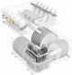 Miele 24" Brilliant White Front Control Built In Dishwasher-3