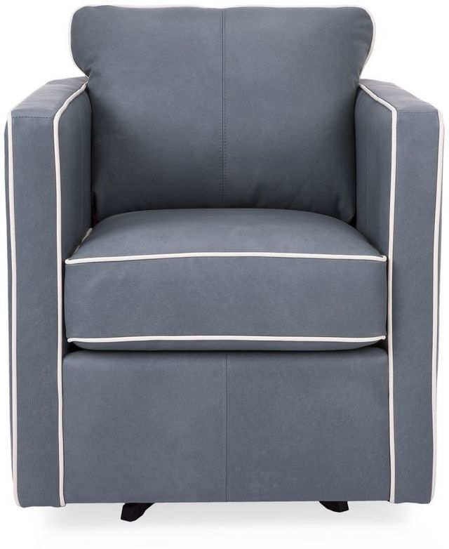 Decor-Rest® Furniture LTD 3050 Gray Swivel Chair-2