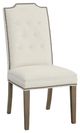 Fairfield® Customizable Entree Dining Empire Tall Tufted Back Dining Chair with Mica Legs-0