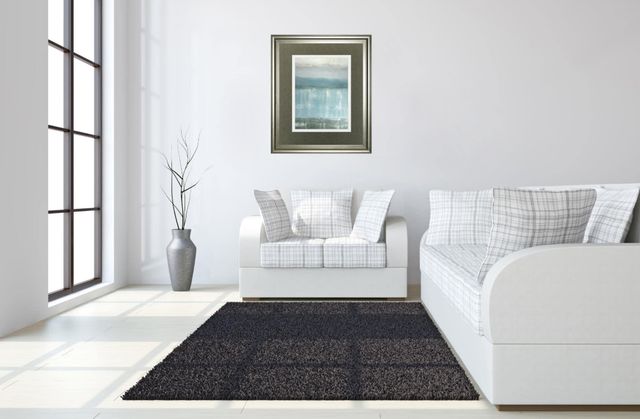 Classy Living Caroline Gold Twilight Blues 34"W Wall Art-1