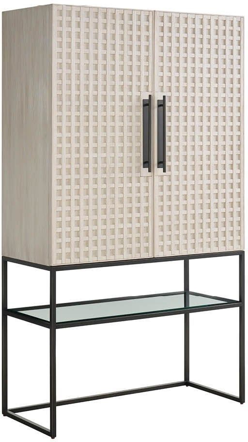 Universal Explore Home™ Dwell River Rock/Smoked Bronze Bar Cabinet-0