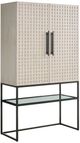 Universal Explore Home™ Dwell River Rock/Smoked Bronze Bar Cabinet-0
