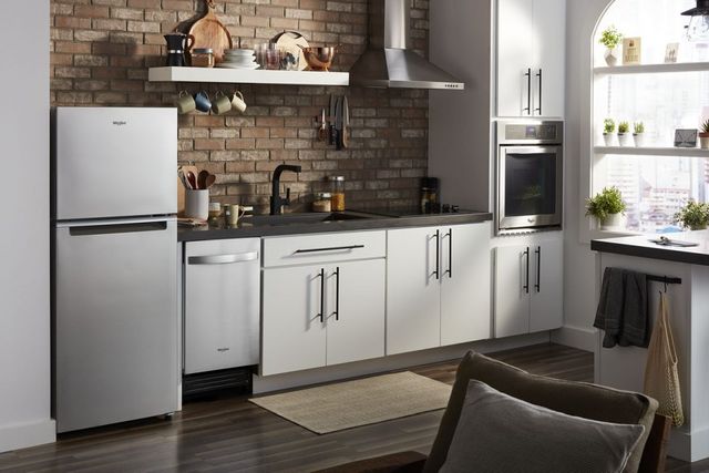 Whirlpool® 24" 11.6 Cu. Ft. Fingerprint-Resistant Stainless Counter Depth Top Freezer Refrigerator-11