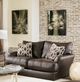 Jackson Furniture Prato Chocolate Leather Loveseat-4