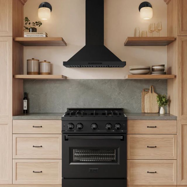 ZLINE 30" Black Stainless Steel Wall Mount Range Hood-1