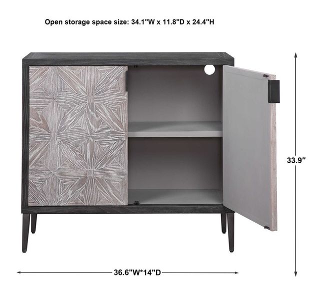 Uttermost® Laurentia Light Gray Cabinet-2