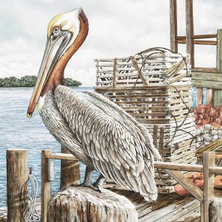 Classy Art Majestic Pelican by James Harris Wall Art-0