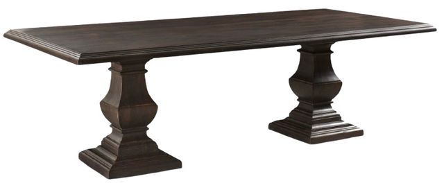 Home Trends & Design Nimes Vintage Brown Dining Table-0