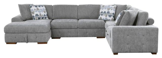 Homelegance® Raife 4-Piece Gray Sectional with Left Chaise-2