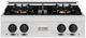 ZLINE DuoPro™ Classic 30" Satin Stainless Steel and Matte Black Accents Gas Rangetop with 4 Burner Cooktop-0