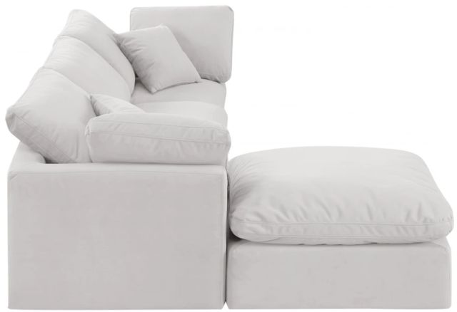 Meridian Furniture Indulge 4-Piece Cream Modular Sectional-2