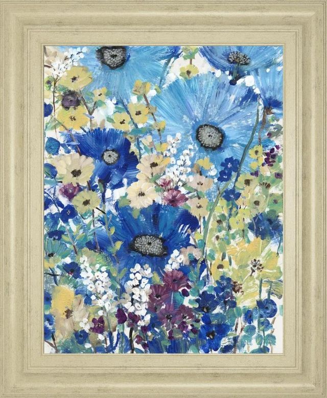 Classy Art Garden Blues I by Tim OToole Wall Art-0