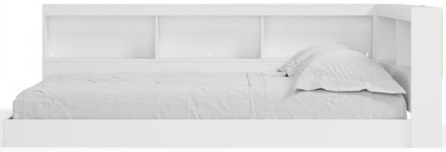 Signature Design by Ashley® Piperton 2-Piece Brown/White Full Bookcase Storage Bed Set-1