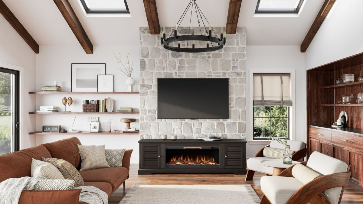 Legends Home Topanga Fireplace Console