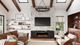 Legends Home Topanga Clove Fireplace Console-1
