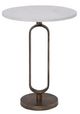 Renwil® Irene 2-Piece Natural White Nesting Table with Brass Base-2