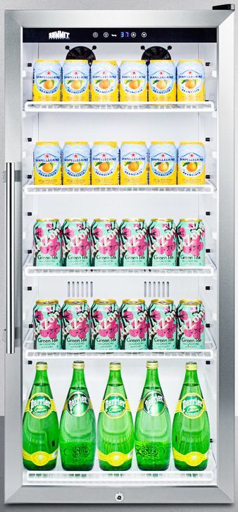 Summit® Commercial Series 9.0 Cu. Ft. Stainless Steel Beverage Center-2