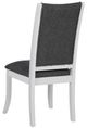 Coaster® Judd 7-Piece Dark Gray/Pearl White Dining Set-2