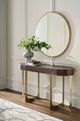Fairfield® Goddard Smoked Stone Console Table with Champagne Base-1