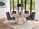 International Furniture Direct Balam White Dining Table-3