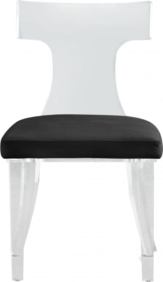 Meridian Furniture Lucid Black Velvet Dining Chair-3